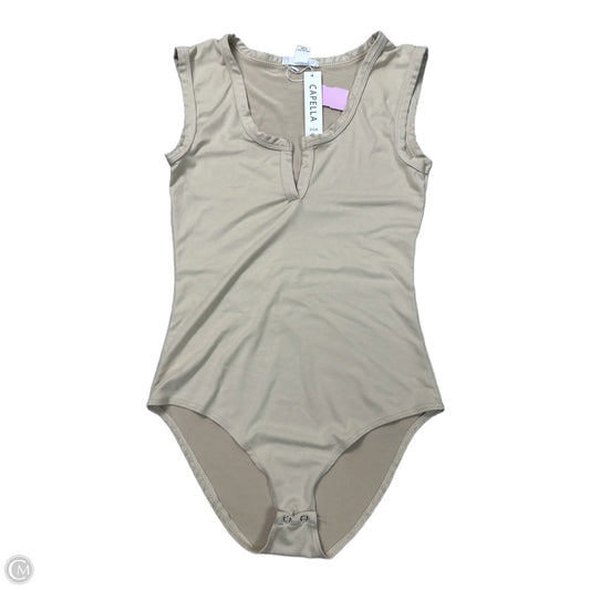 Bodysuit By CAPELLA In Tan, Size: L