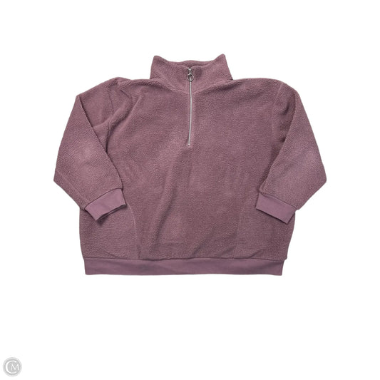 Sweatshirt Collar By Ava & Viv In Purple, Size: 2x