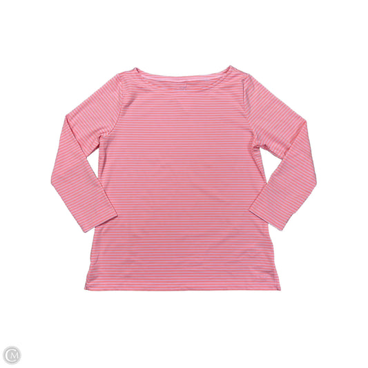 Top 3/4 Sleeve By Vineyard Vines In Striped Pattern, Size: M