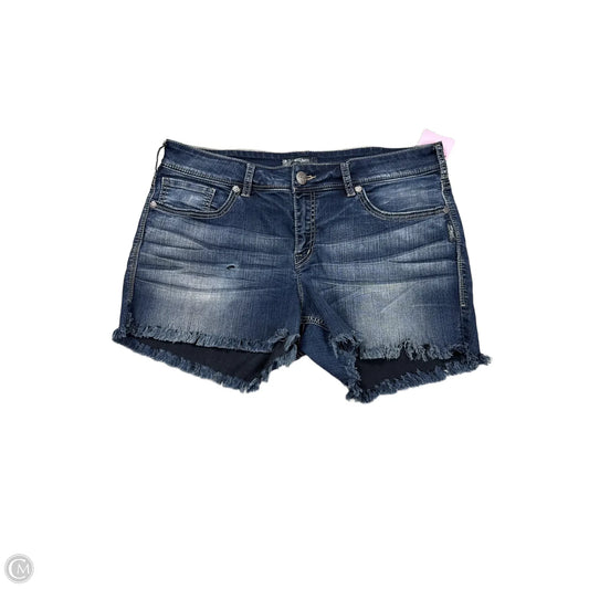 Shorts By Silver In Blue Denim, Size: 18