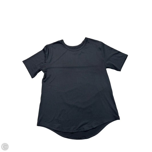 Athletic Top Short Sleeve By Zyia In Black, Size: L