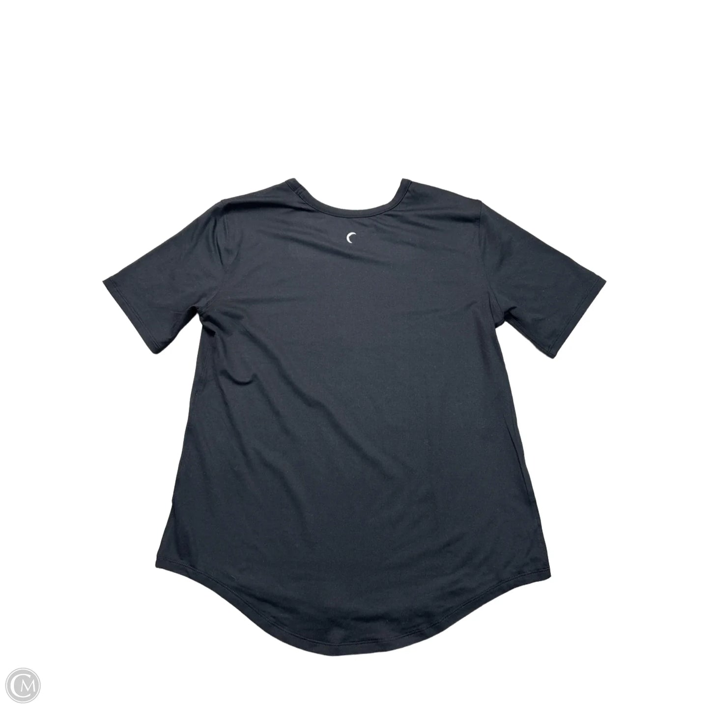 Athletic Top Short Sleeve By Zyia In Black, Size: L