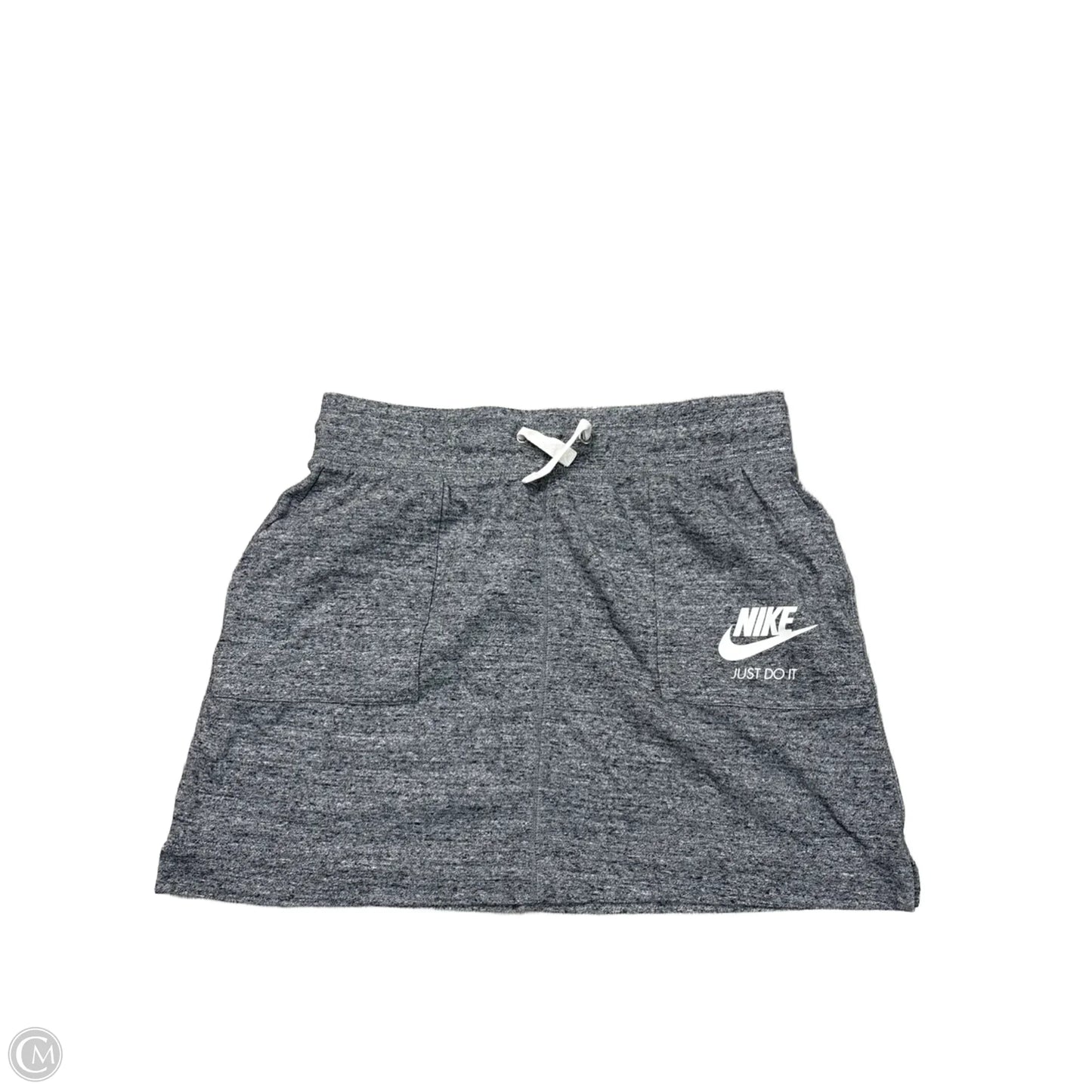 Athletic Skort By Nike Apparel In Grey, Size: M