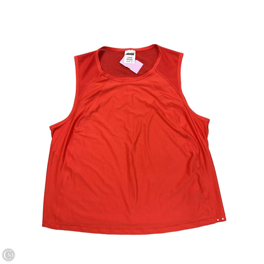 Athletic Tank Top By Avia In Orange, Size: S