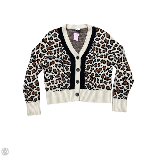 Cardigan By Cabi In Leopard Print, Size: M