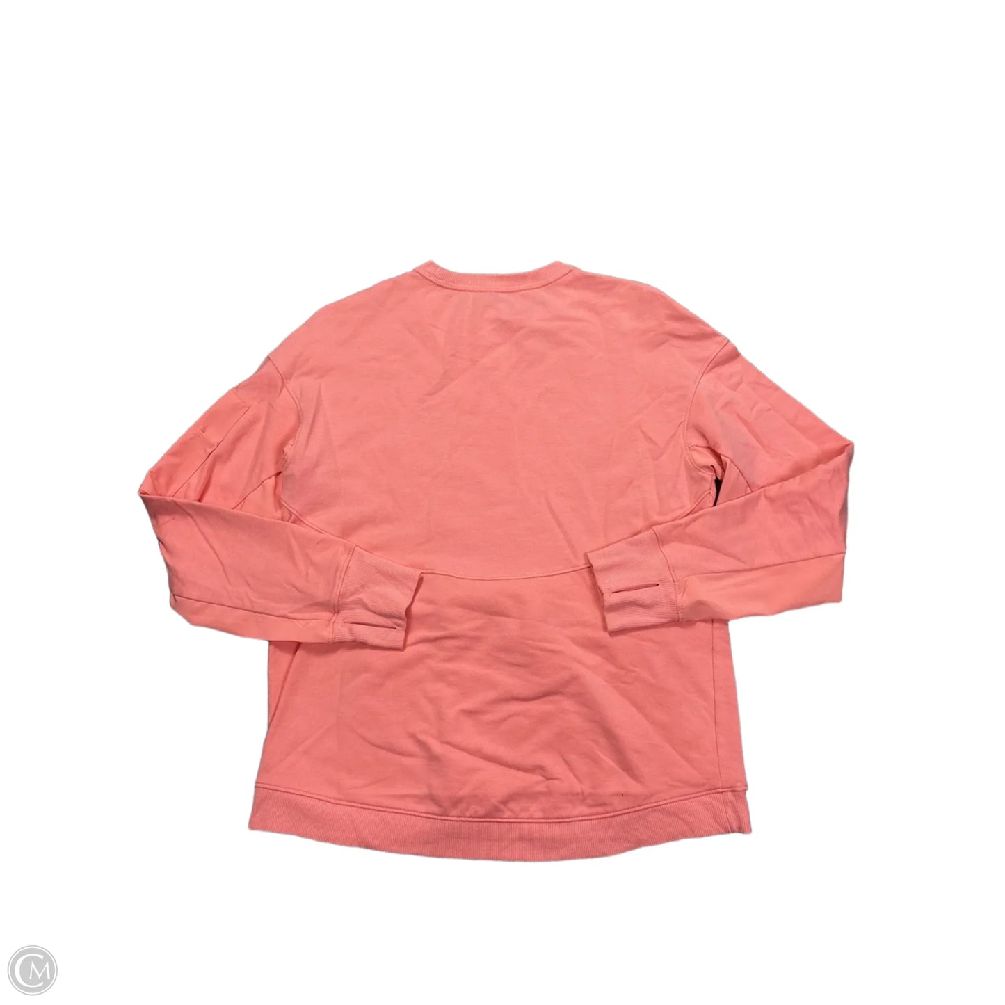 Athletic Top Long Sleeve Crewneck By All In Motion In Orange, Size: S