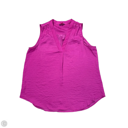 Blouse Sleeveless By Vince Camuto In Pink, Size: M