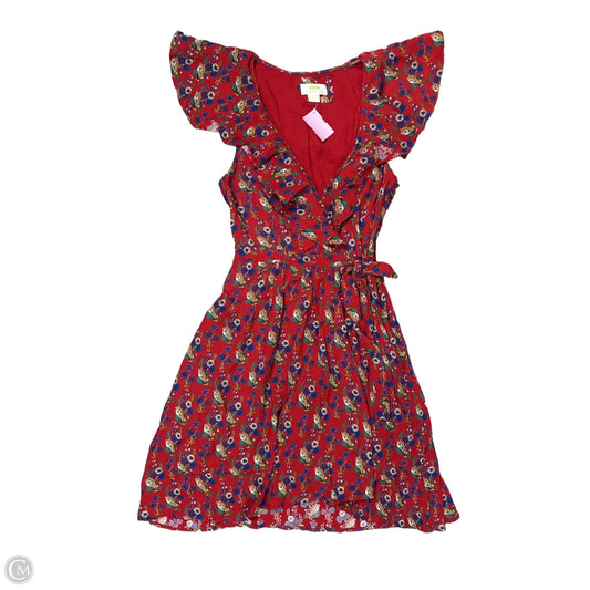 Dress Casual Midi By Maeve In Red, Size: S