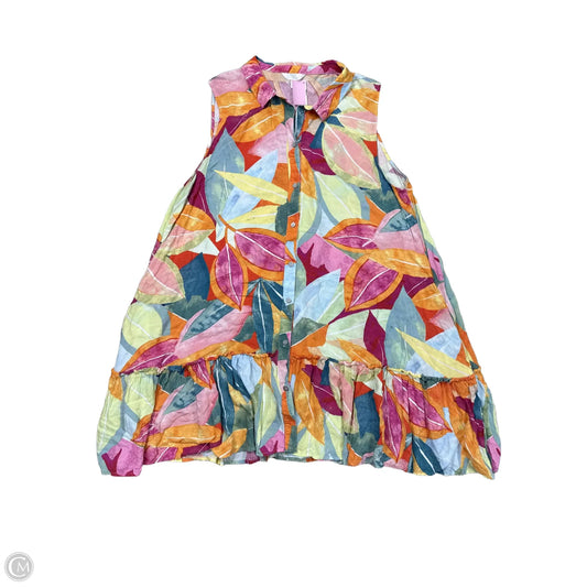 Dress Casual Short By Time And Tru In Multi-colored, Size: 3x