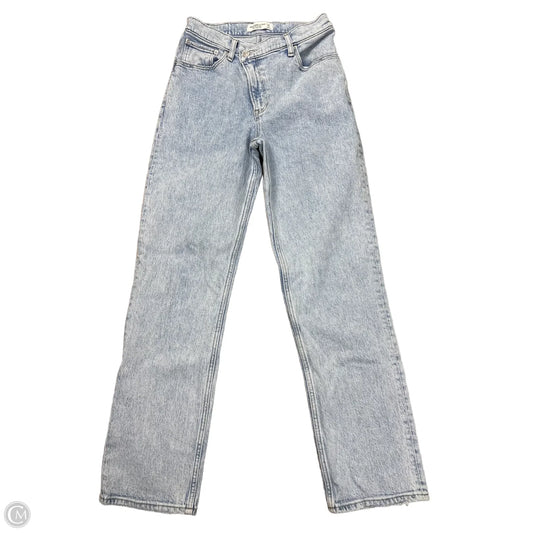 Jeans Straight By Abercrombie And Fitch In Blue Denim, Size: 4