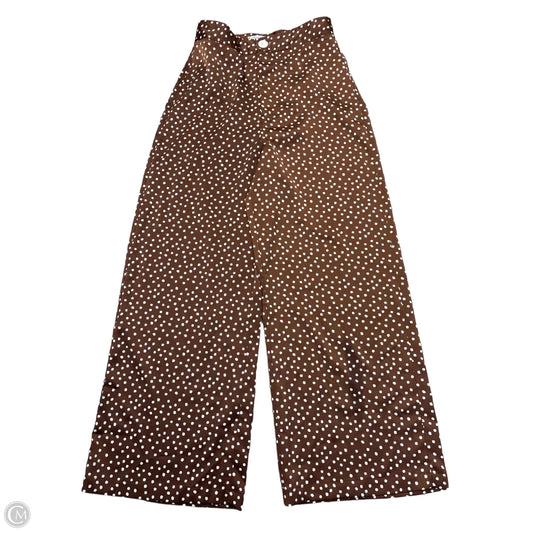 Pants Wide Leg By Urban Outfitters In Brown, Size: S