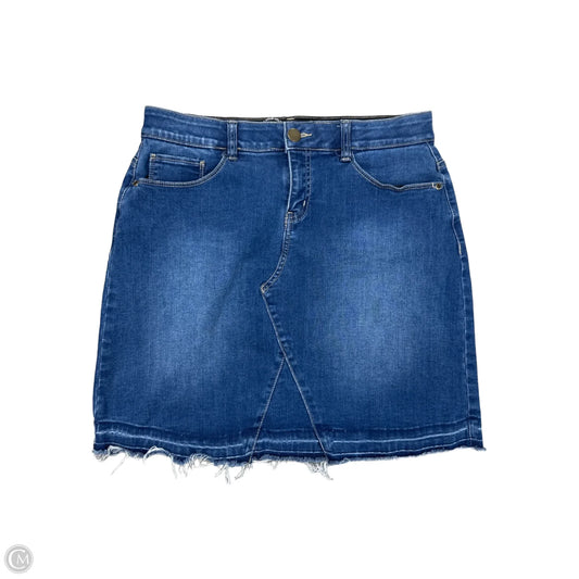 Skirt Mini & Short By West Bound In Blue Denim, Size: S