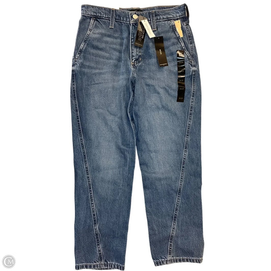 Jeans Wide Leg By Banana Republic In Blue Denim, Size: 2p