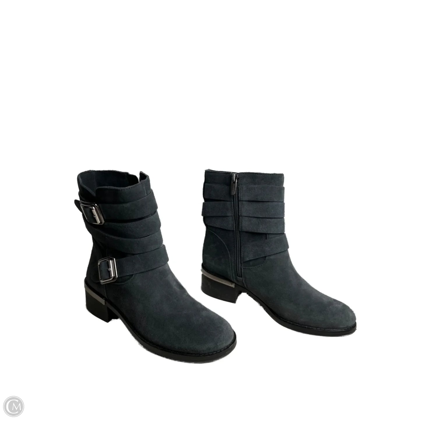 Boots Ankle Flats By Vince Camuto In Grey, Size: 7