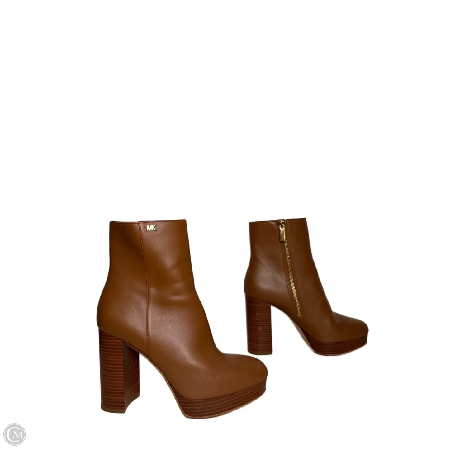 Boots Ankle Heels By Michael By Michael Kors In Brown, Size: 7