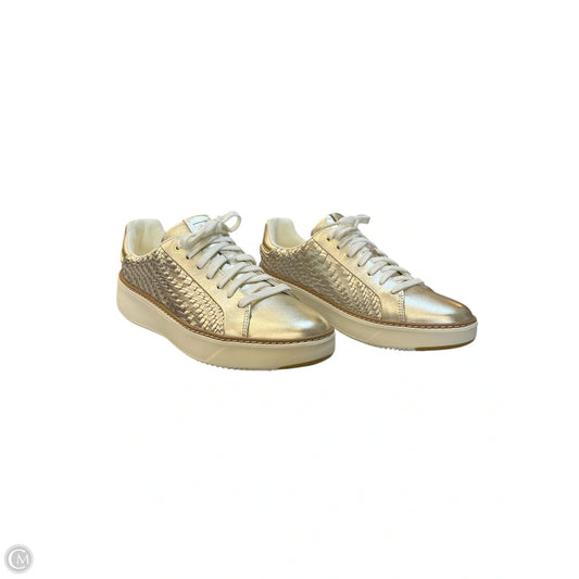 Shoes Sneakers By Cole-haan In Gold, Size: 8.5