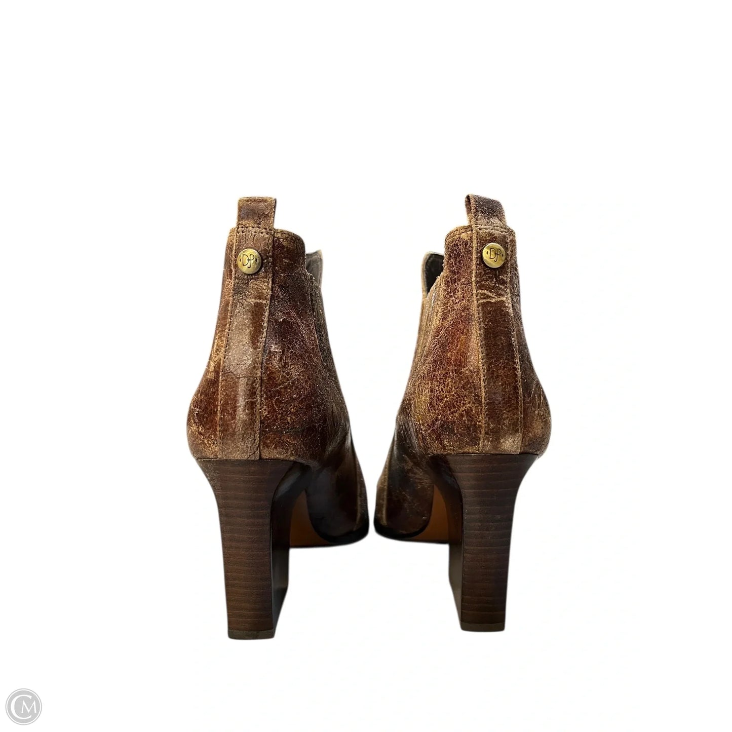 Boots Ankle Heels By Donald Pliner In Brown, Size: 5.5