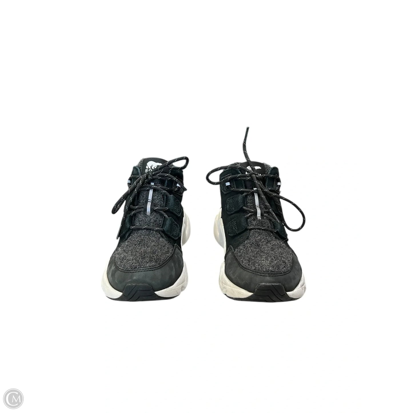 Shoes Sneakers By Sorel In Black & Grey, Size: 7.5