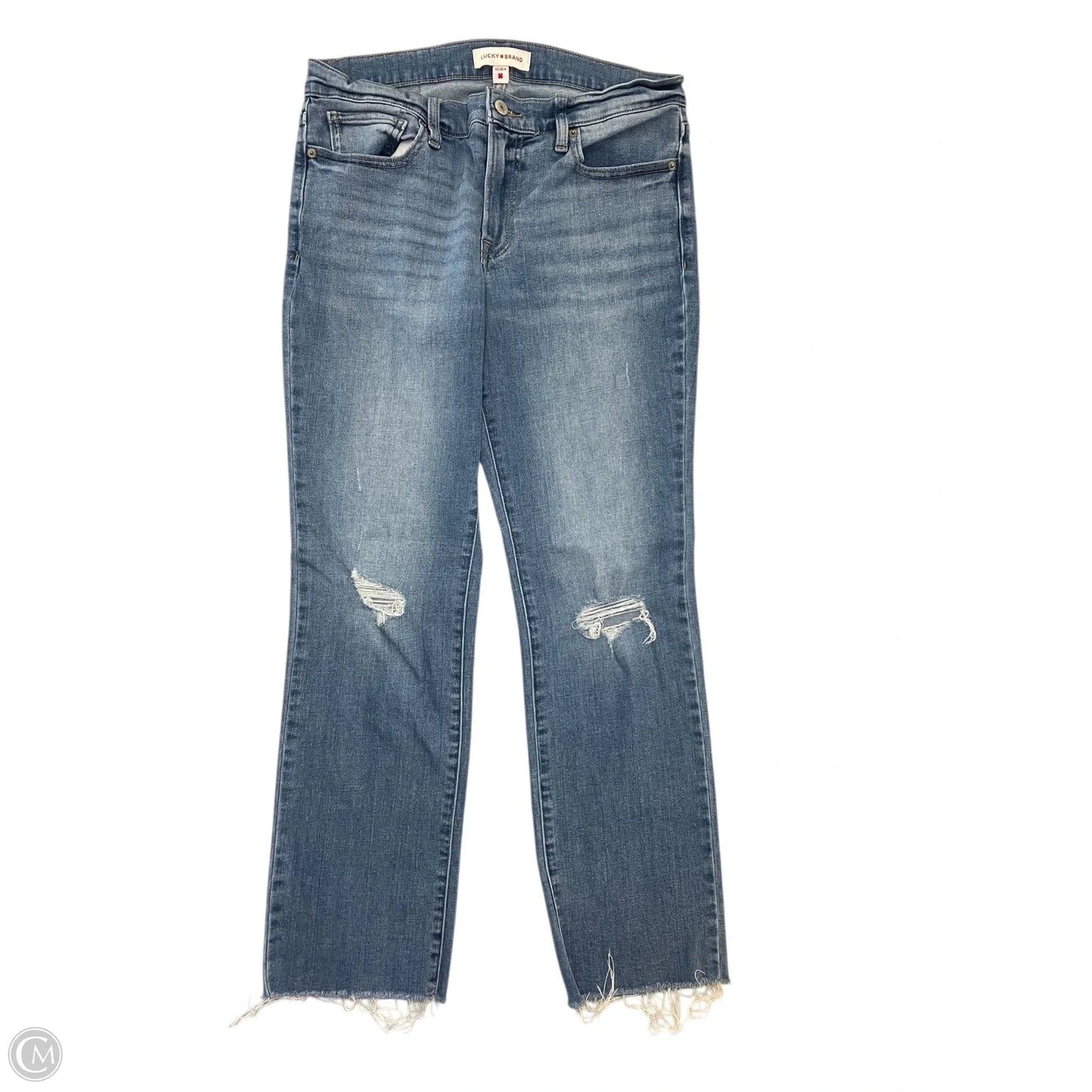 Jeans Boot Cut By Lucky Brand In Blue Denim, Size: 10