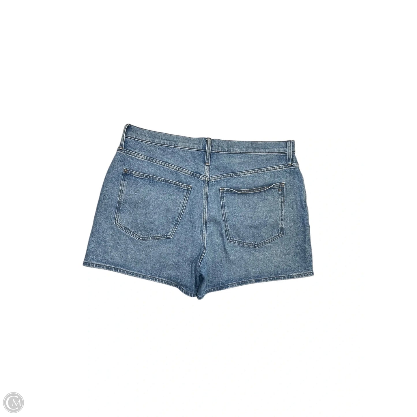Shorts By Madewell In Blue Denim, Size: Xl