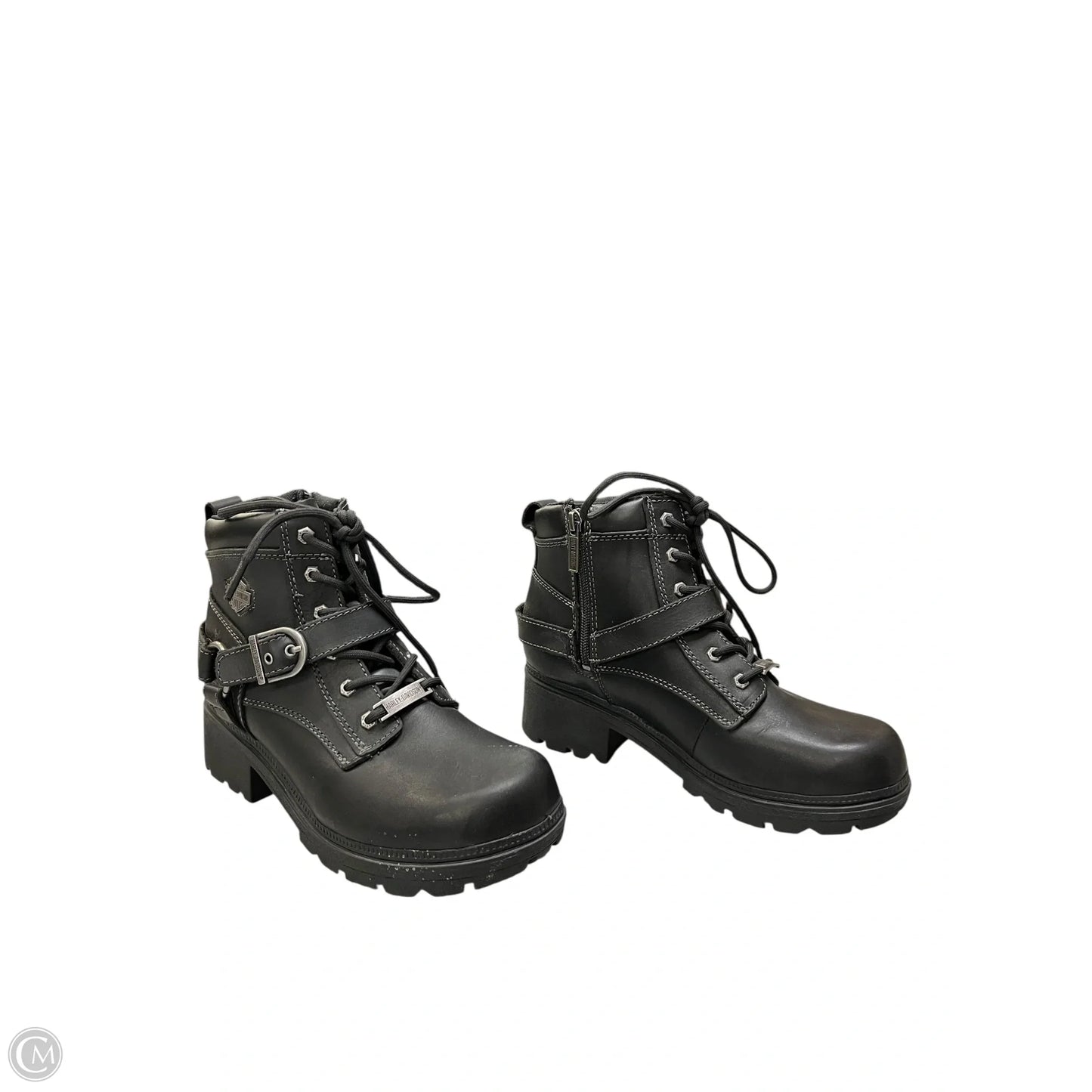 Boots Combat By Harley Davidson In Black, Size: 8
