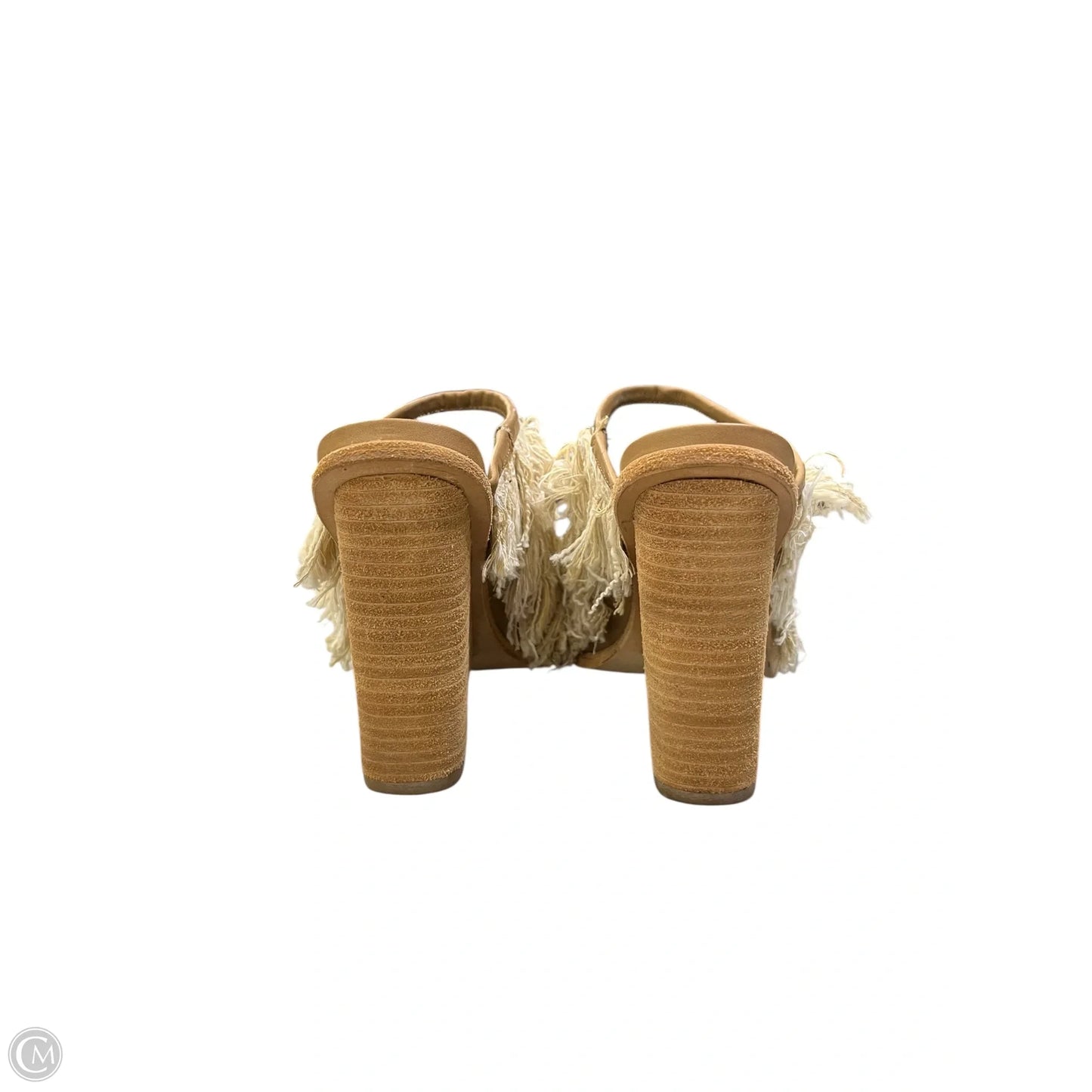 Sandals Heels Wedge By Tibi In Tan, Size: 7