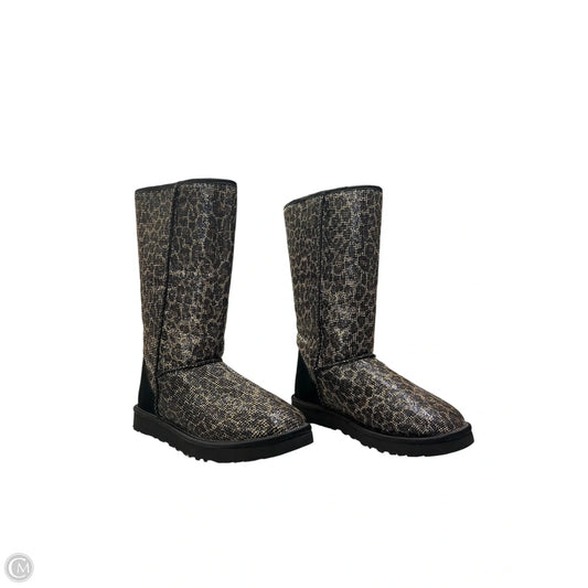 Boots Designer By Ugg In Leopard Print, Size: 7