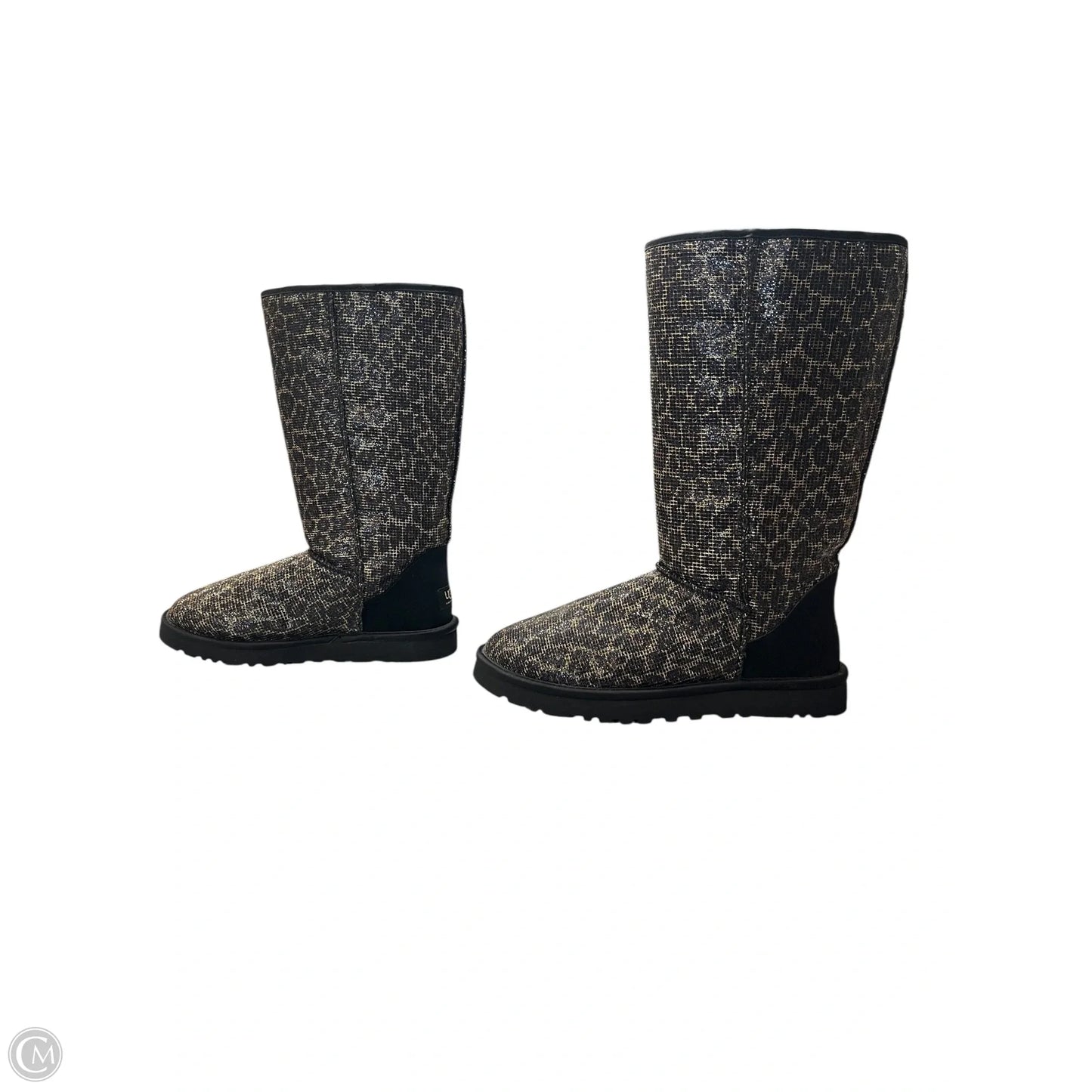 Boots Designer By Ugg In Leopard Print, Size: 7