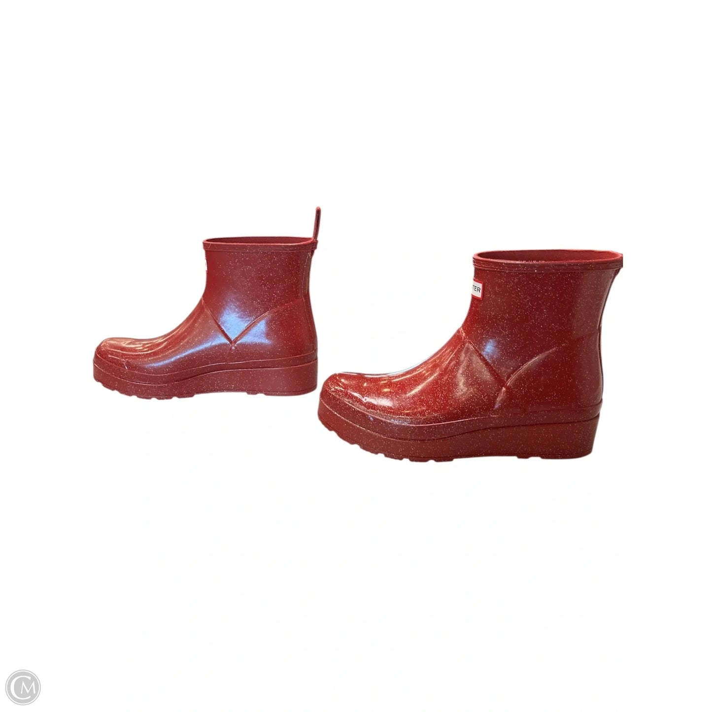 Boots Rain By Hunter In Red, Size: 11