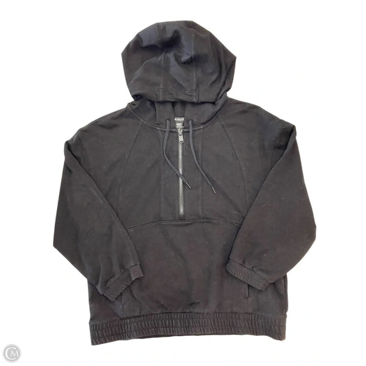 Athletic Sweatshirt Hoodie By Athleta In Black, Size: M