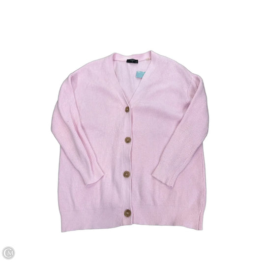 Cardigan By Tahari In Pink, Size: S