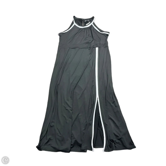 Dress Party Long By Clothes Mentor In Black, Size: 3x