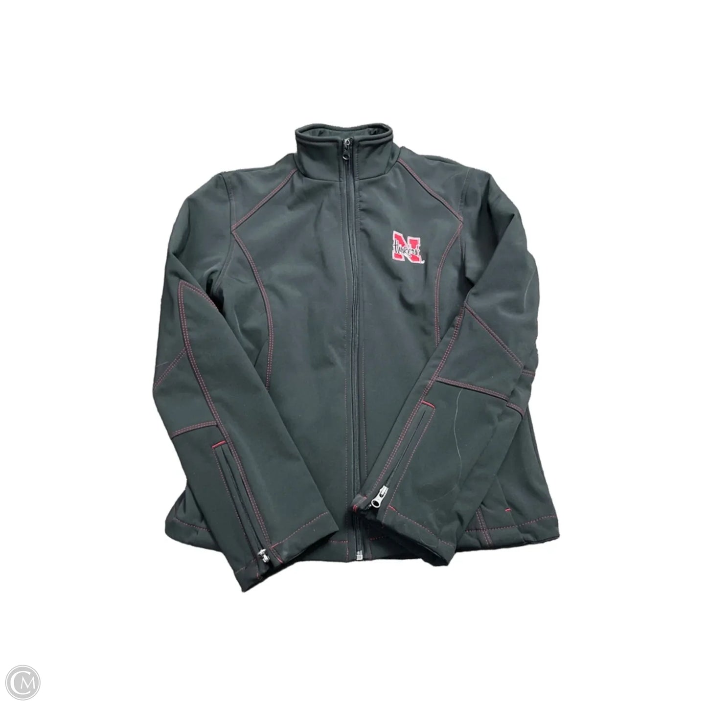 Athletic Jacket By G Iii In Black, Size: S