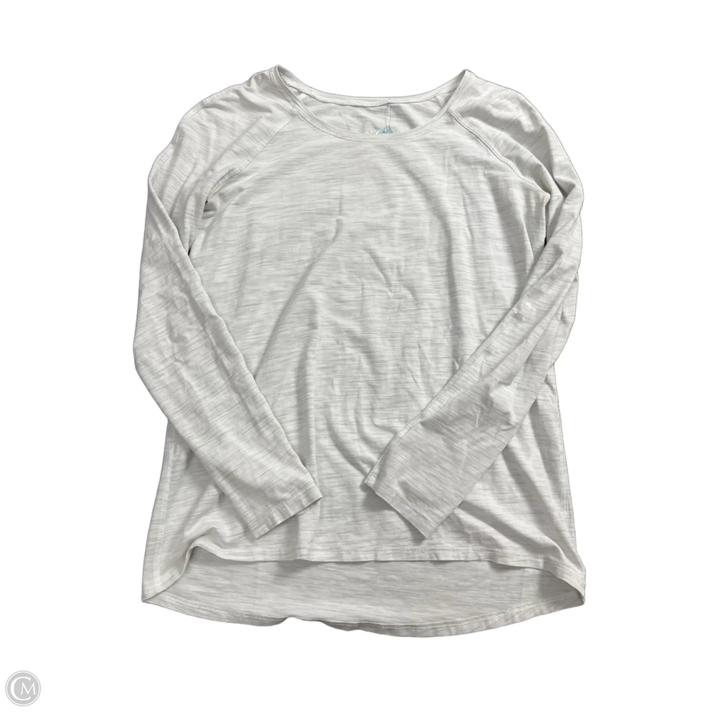 Athletic Top Long Sleeve Crewneck By Lululemon In Grey, Size: M