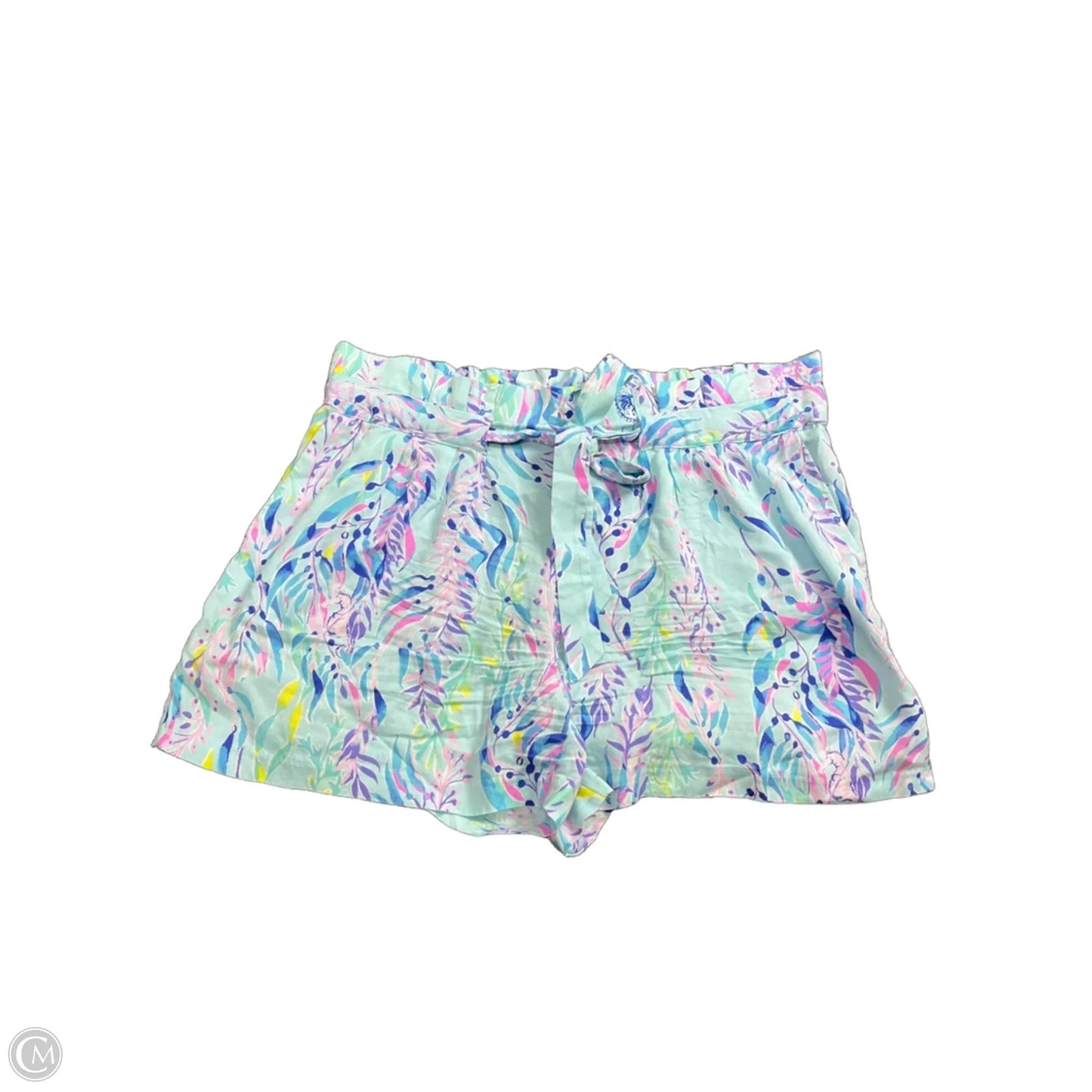 Shorts Designer By Lilly Pulitzer In Blue, Size: L