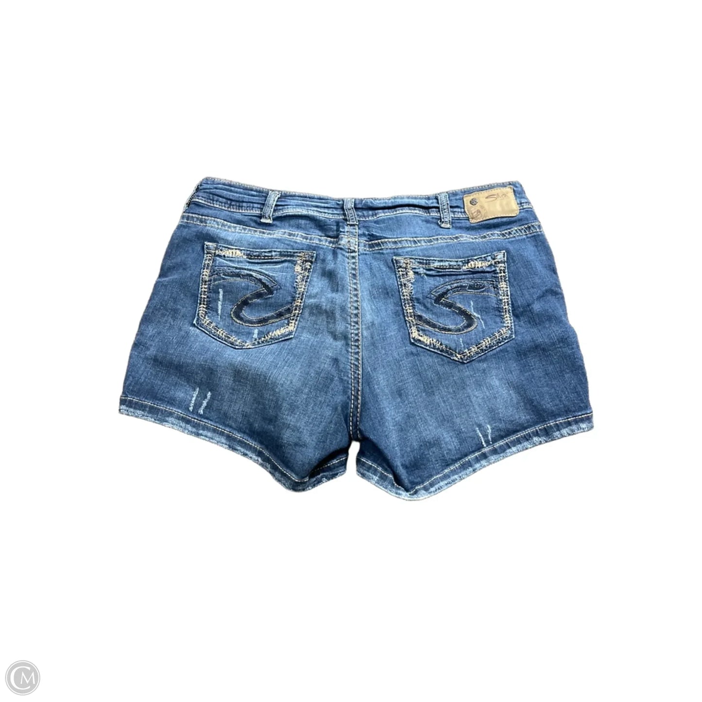 Shorts By Silver In Blue Denim, Size: 2x
