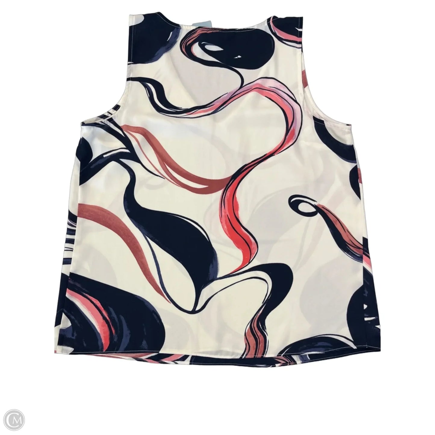 Blouse Sleeveless By Nine West Apparel In White, Size: M