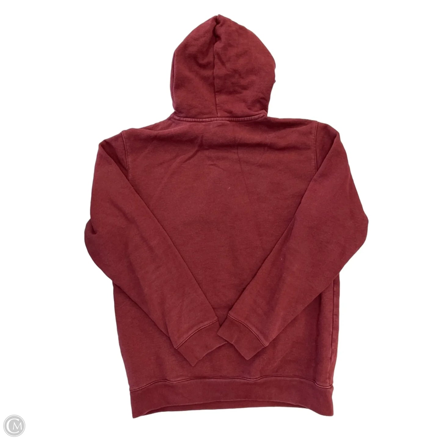 Athletic Sweatshirt Hoodie By Adidas In Red, Size: M