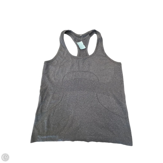 Athletic Tank Top By Lululemon In Grey, Size: M