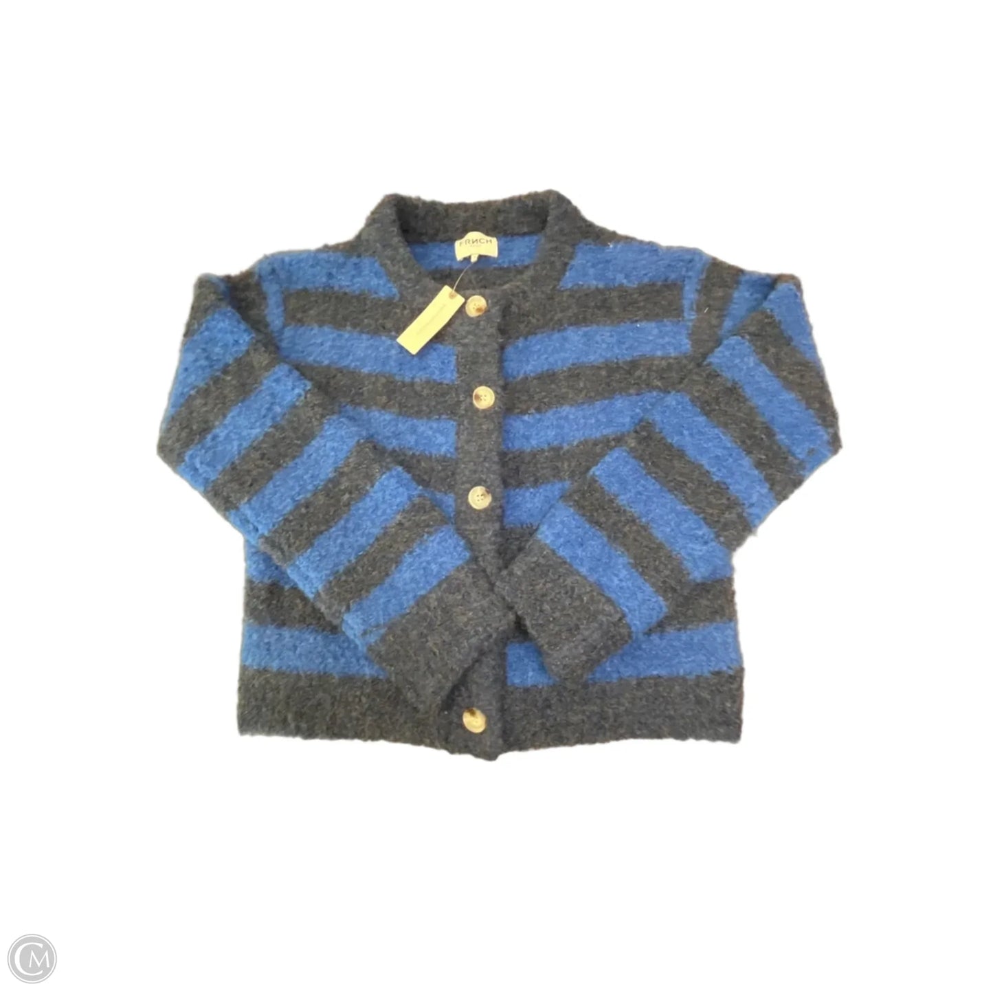 Cardigan By Frnch In Blue, Size: Xs