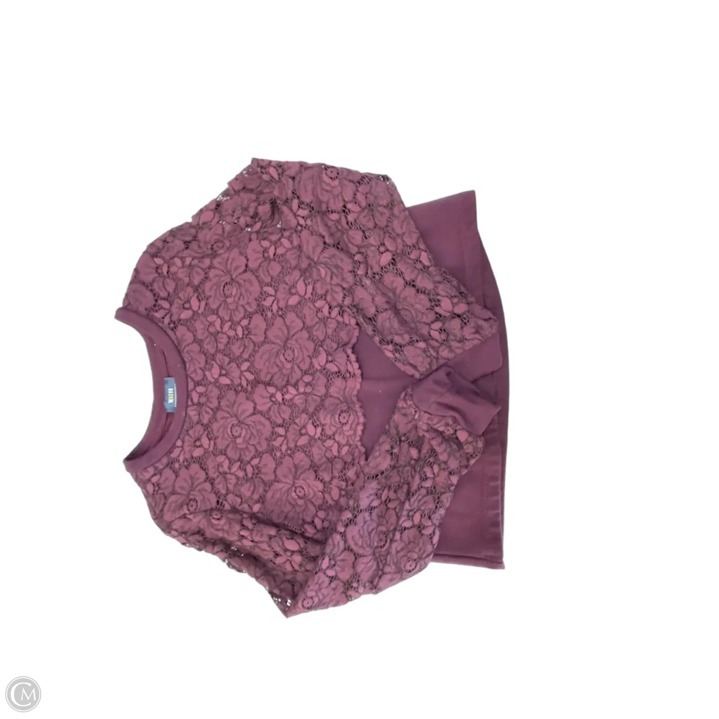 Top Long Sleeve By Maeve In Purple, Size: S