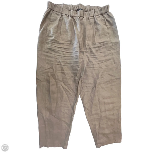 Pants Linen By Eileen Fisher In Brown, Size: L
