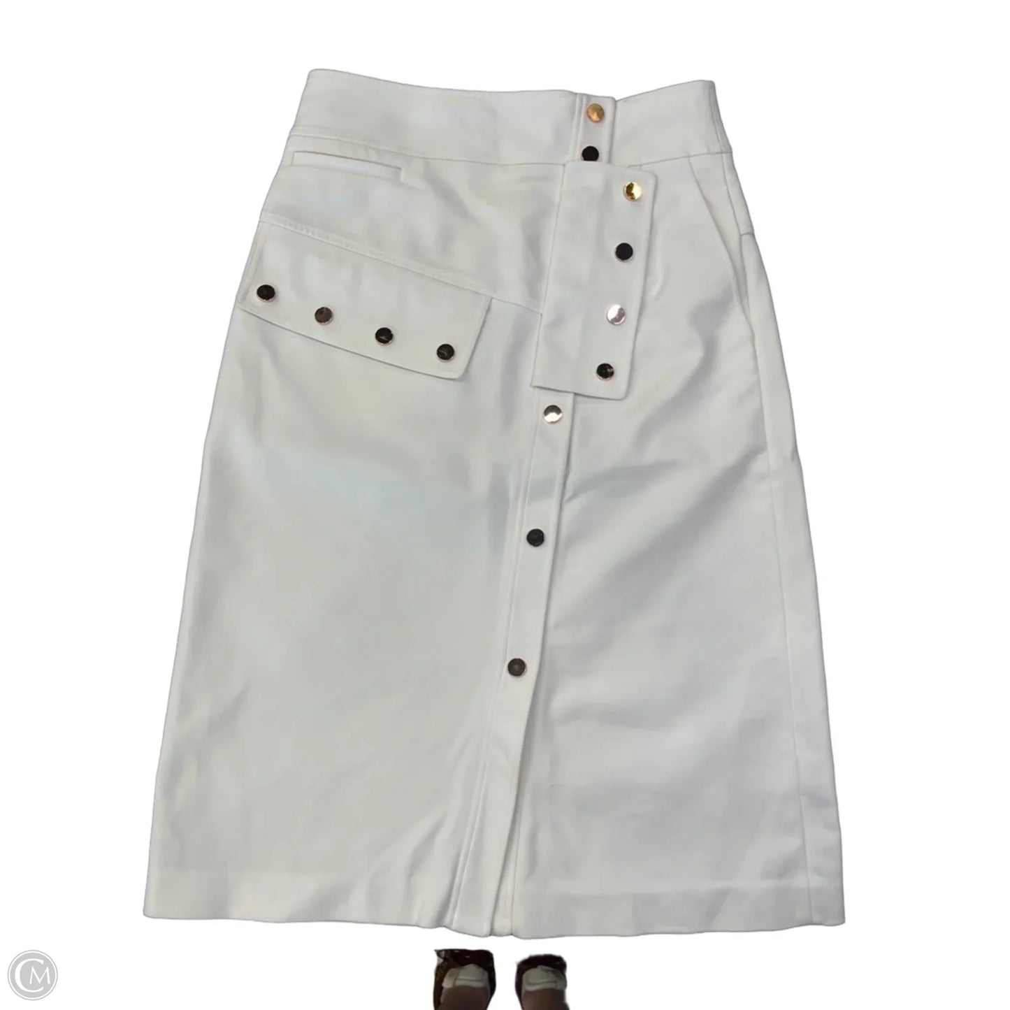 Skirt Midi By Tibi In White, Size: S