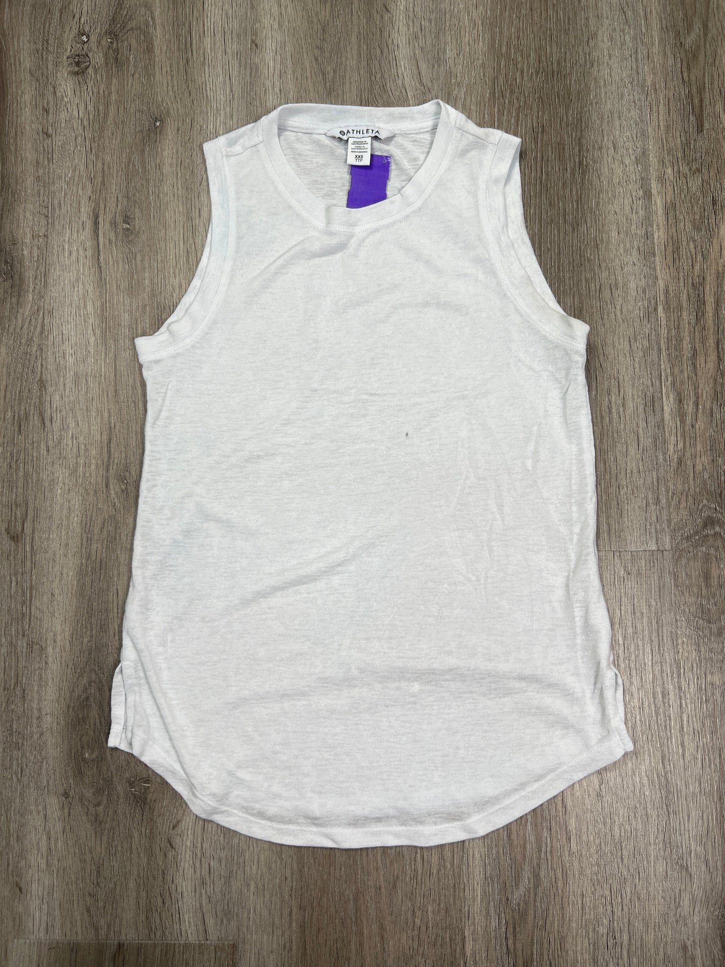 White Tank Top Athleta, Size Xxs