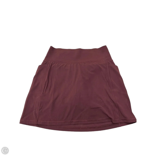 Athletic Skort By Athleta In Maroon, Size: M