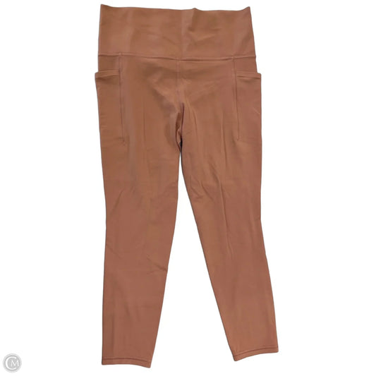 Athletic Leggings By Athleta In Pink, Size: M