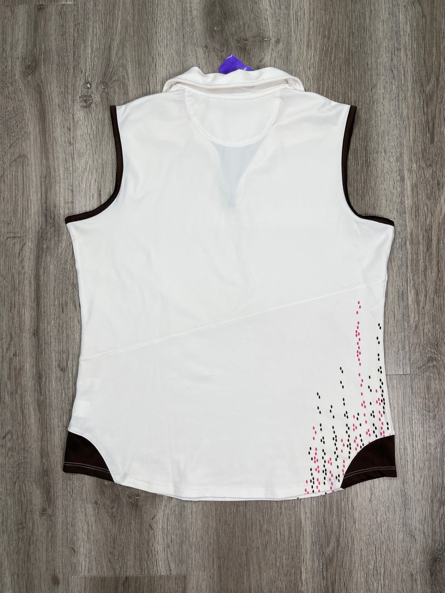 White Athletic Tank Top ANNIKA, Size L