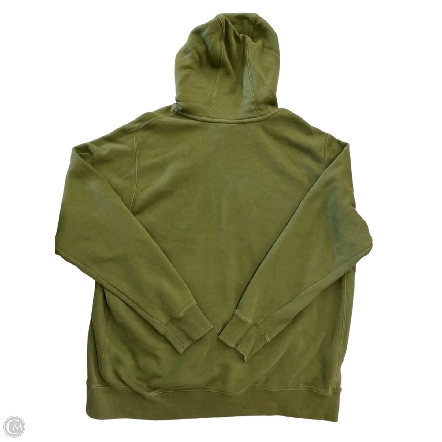 Athletic Sweatshirt Hoodie By Nike Apparel In Green, Size: Xl
