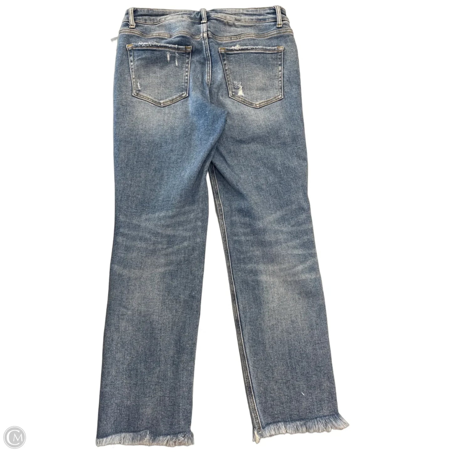 Jeans Boot Cut By Vervet In Blue Denim, Size: 8