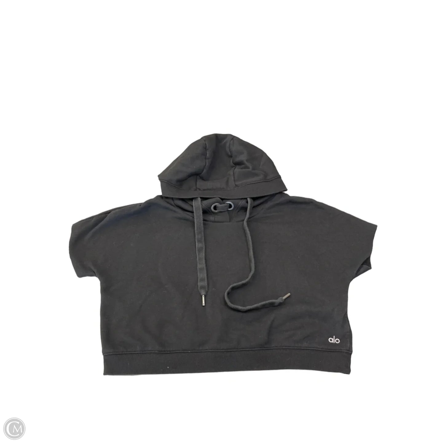 Athletic Top Short Sleeve By Alo In Black, Size: Xs